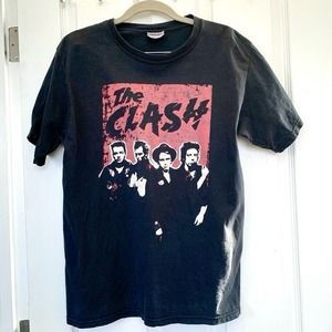 Vintage The Clash Band Tee Rock Music T Shirt Punk London 80S